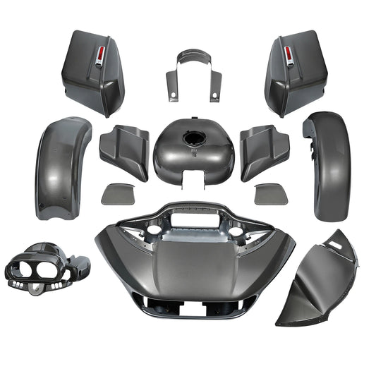 Fairing Bodywork Fit For Harley Touring Road Glide Ultra 2015-24 Industrial Gray