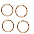 38.5*46.5*4 Copper Plated Exhaust Pipe Gasket Kawasaki ZL1000 87-89 ZL900 85-87