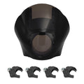 Quarter Headlight Fairing Windscreen 39mm Clamps Fit For Harley Sportster Dyna