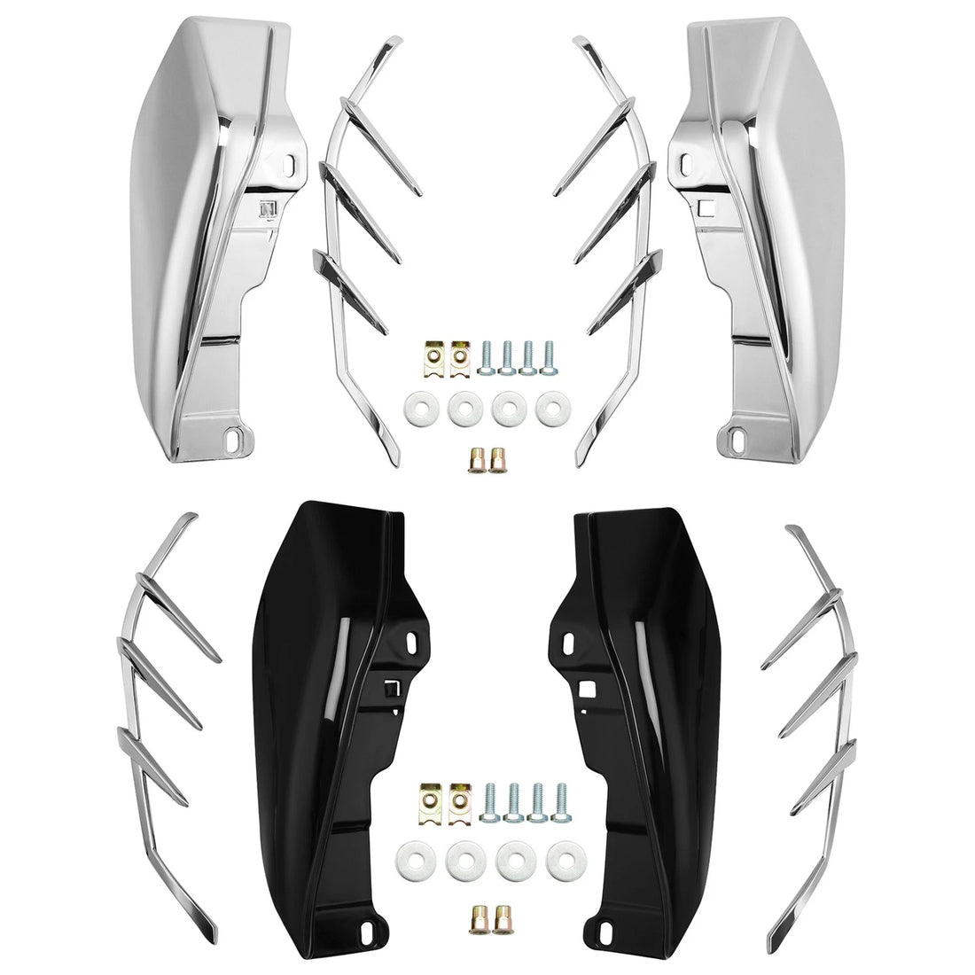 Mid-Frame Air Deflectors & Trim Fit For Harley Touring Road King Glide 2009-2023
