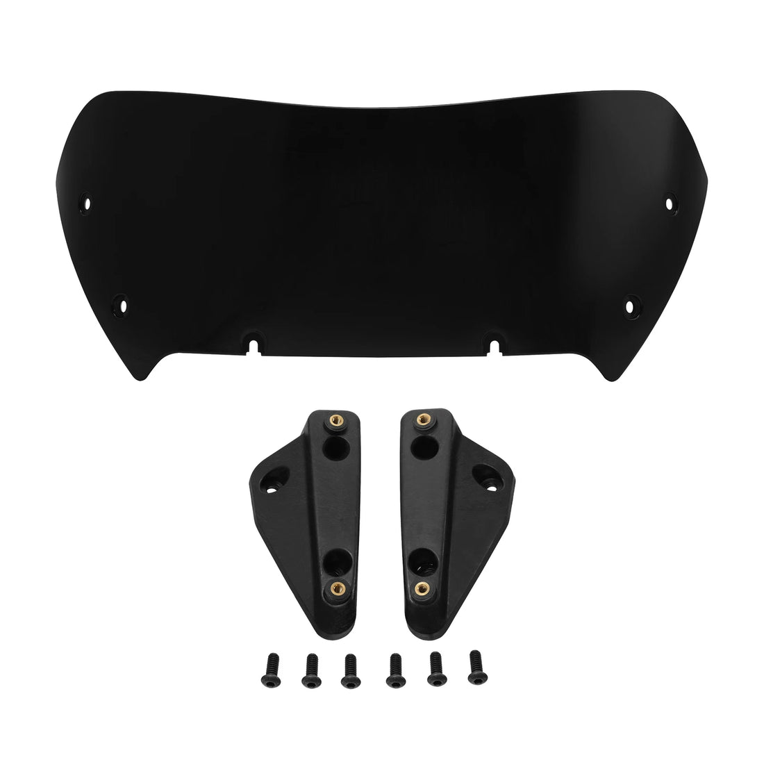 Black 8.27'' Windshield & Bracket Mount Fit For Harley Cvo Road Glide 2023-2026