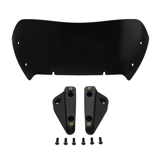 Black 8.27'' Windshield & Bracket Mount Fit For Harley Cvo Road Glide 2023-2026