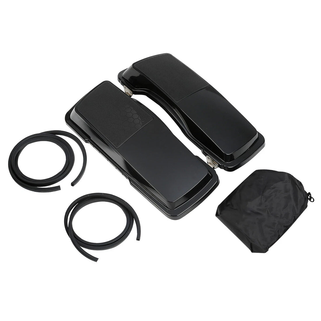 6"x9" Unpainted Black Saddlebags Speaker Lids For Harley Touring Flh 1993-2013