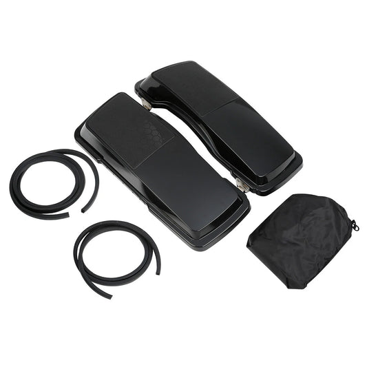 6"x9" Unpainted Black Saddlebags Speaker Lids For Harley Touring Flh 1993-2013