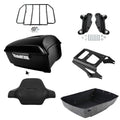 Matte King Trunk Backrest Mount Rack Docking Fit For Harley Road Glide 2009-2013