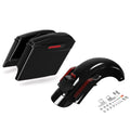 Stretched Saddlebags 6x9" Speaker Lid Rear Fender Fit For Harley Touring 14-2024