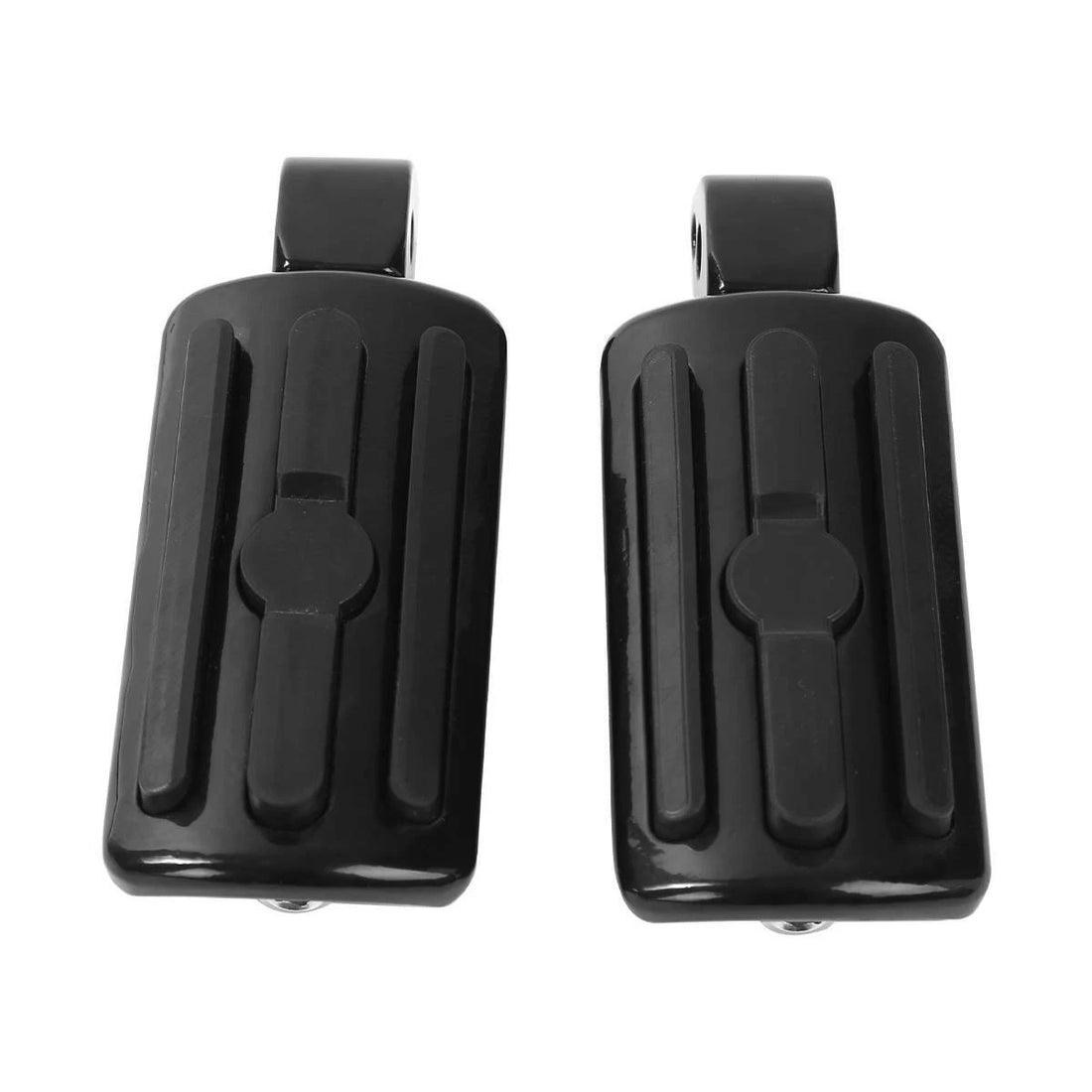 Black Passenger Footpeg Fit For Harley Heritage Softail Fat Boy Deluxe 2018-2025