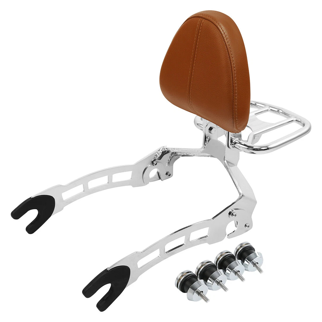 Backrest Sissy Bar W/Rack Mounting Spools Fit For Indian Scout 15-24 Sixty 16-24
