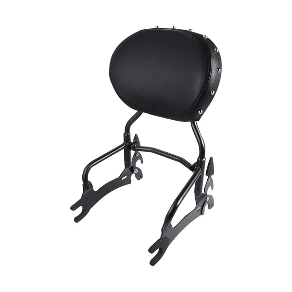 Black 12" Backrest Sissy Bar Pad Fit For Indian Chief Vintage Classic 14-2018 17