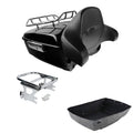 King Trunk Backrest Rail Mounting Rack Fit For Harley Touring Touring 1997-2008