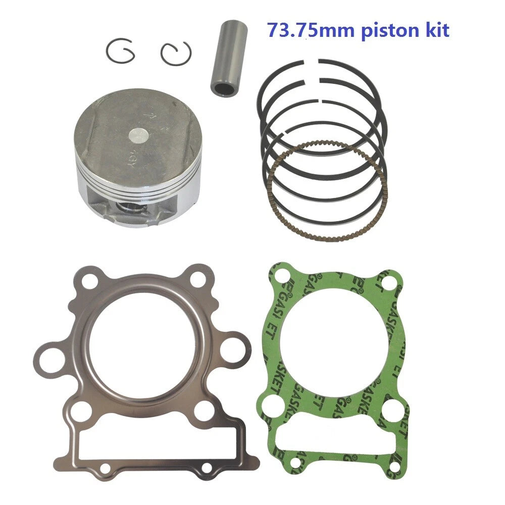for Yamaha TTR250 bore Size 73.75mm STD piston kit upper lower cylinder gasket