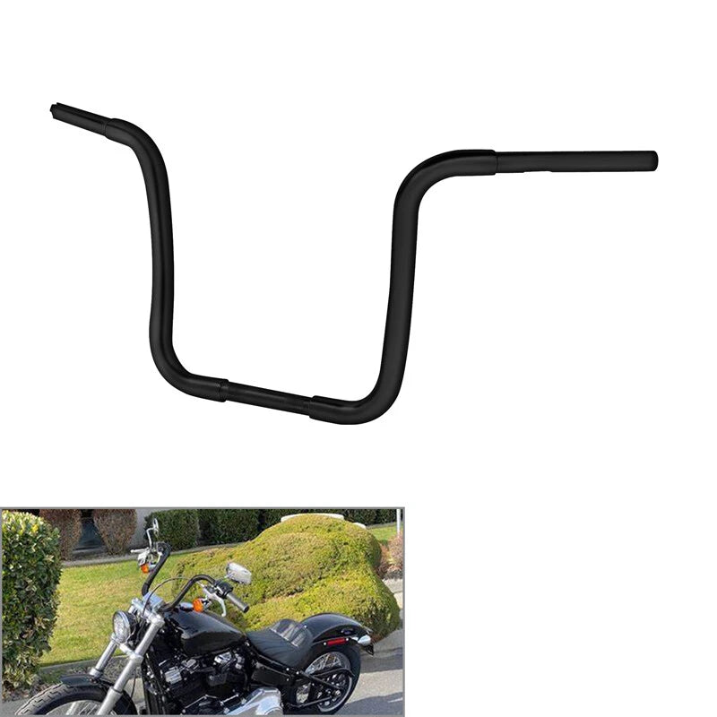 14" Rise 1-1/4" Ape Handlebar Handle Bar Fit For Harley Sportster Softail Flst