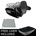 King Trunk Chrome Rack Mount Plate Fit For Harley Touring Street Glide 2014-2026