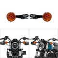 Motorcycle Front Turn Signal LED Amber Lights Fit For Harley XL48 XL1200X 16-22