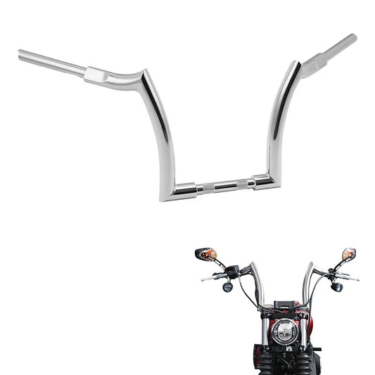 12" Rise Ape Hanger Handlebar Fit For Harley Softail Dyna Sportster Road King