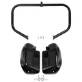 Black Lower Vented Fairings Engine Guard Bar Fit For Harley Street Glide 2014-23