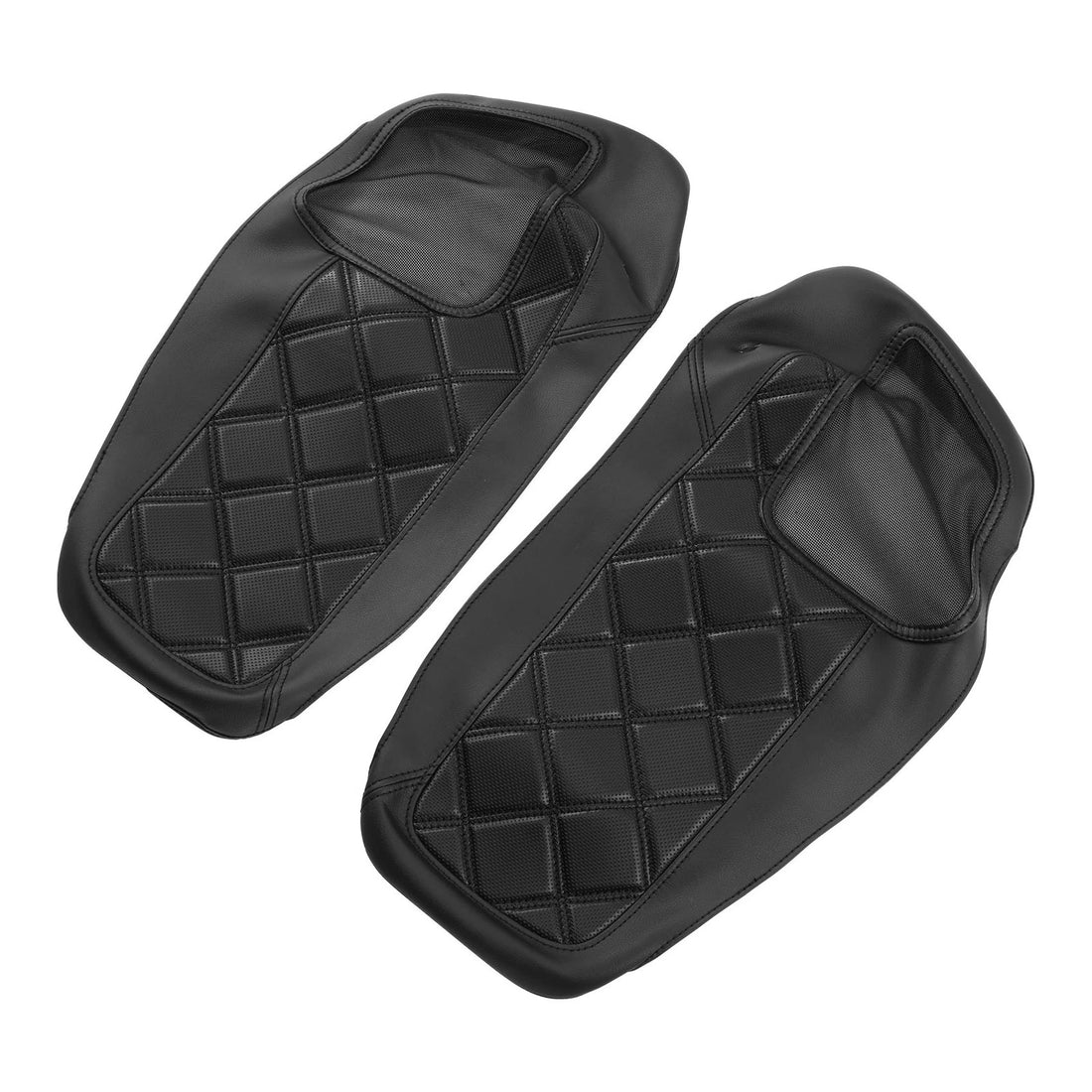 5x7" Saddlebag Speaker Lid Covers Fit For Harley Touring Road King 14-23 Black