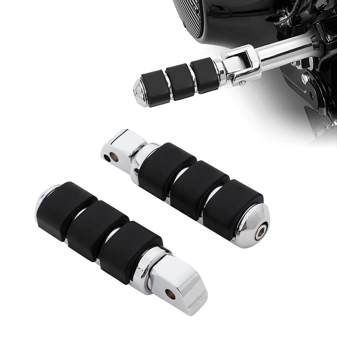 Rear Passenger Footpegs Foot Pegs Fit For Harley Softail Standard Fat Boy 18-25