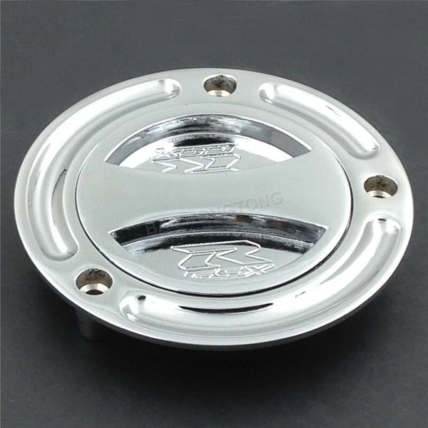 Silver Keyless Fuel Tank Cap Fit for Suzuki V-Storm DL650 SV650 SV650S 2003-2016