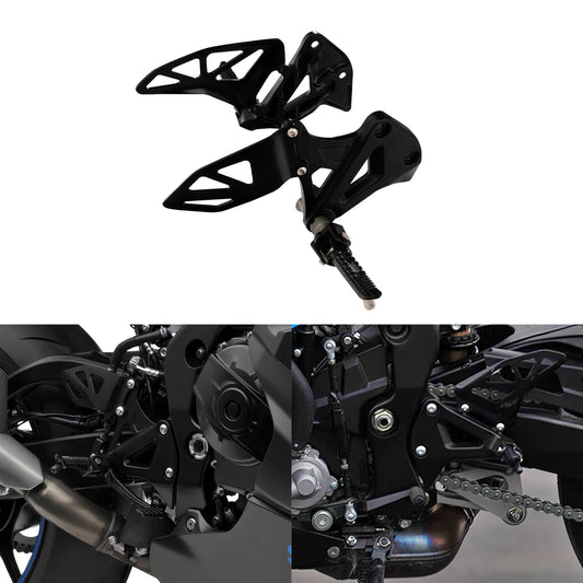 Driver Footpegs Pegs Bracket Fit For Suzuki GSXR1000 Gsxr 1000 2017-2025 2018 US