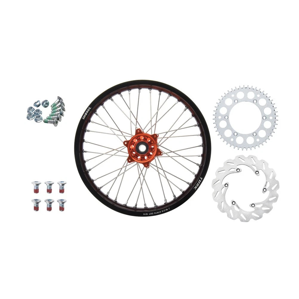 Tusk 1931330153d069-a716d7 Impact Complete Rear Wheel Package 19x2.15 Blk