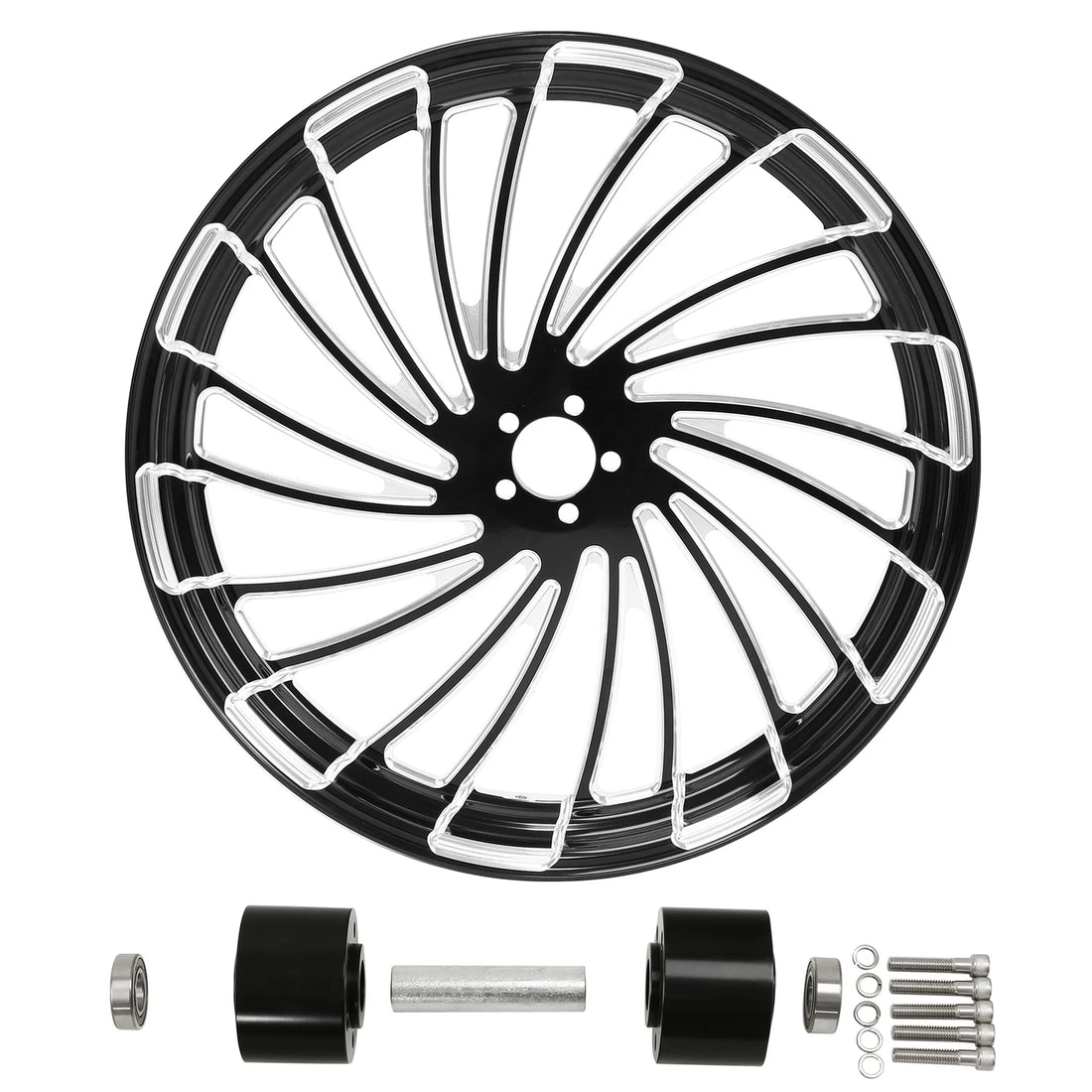 32" x3.5" Front Wheel Rim Dual Disc Hub Fit For Harley Road Glide ABS 1997-2021