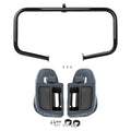 Lower Vented Fairings Engine Guard Bar Fit For Harley Touring 14-23 Gunship Gray