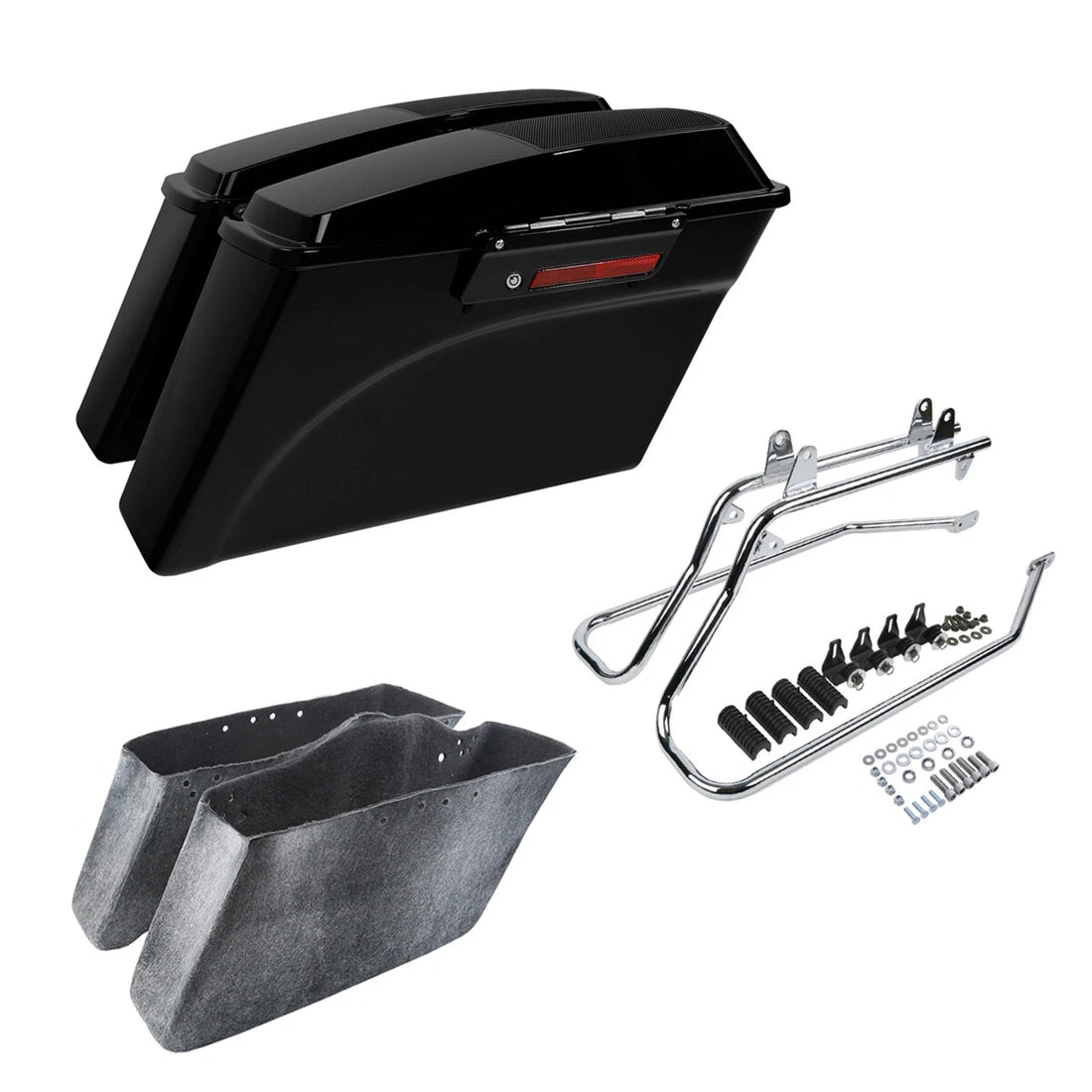 Saddlebag 6x9'' Speaker Lid Conversion Bracket Fit For Harley Softail 86-2017