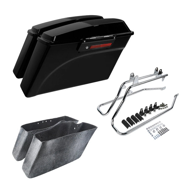Saddlebag 6x9'' Speaker Lid Conversion Bracket Fit For Harley Softail 86-2017