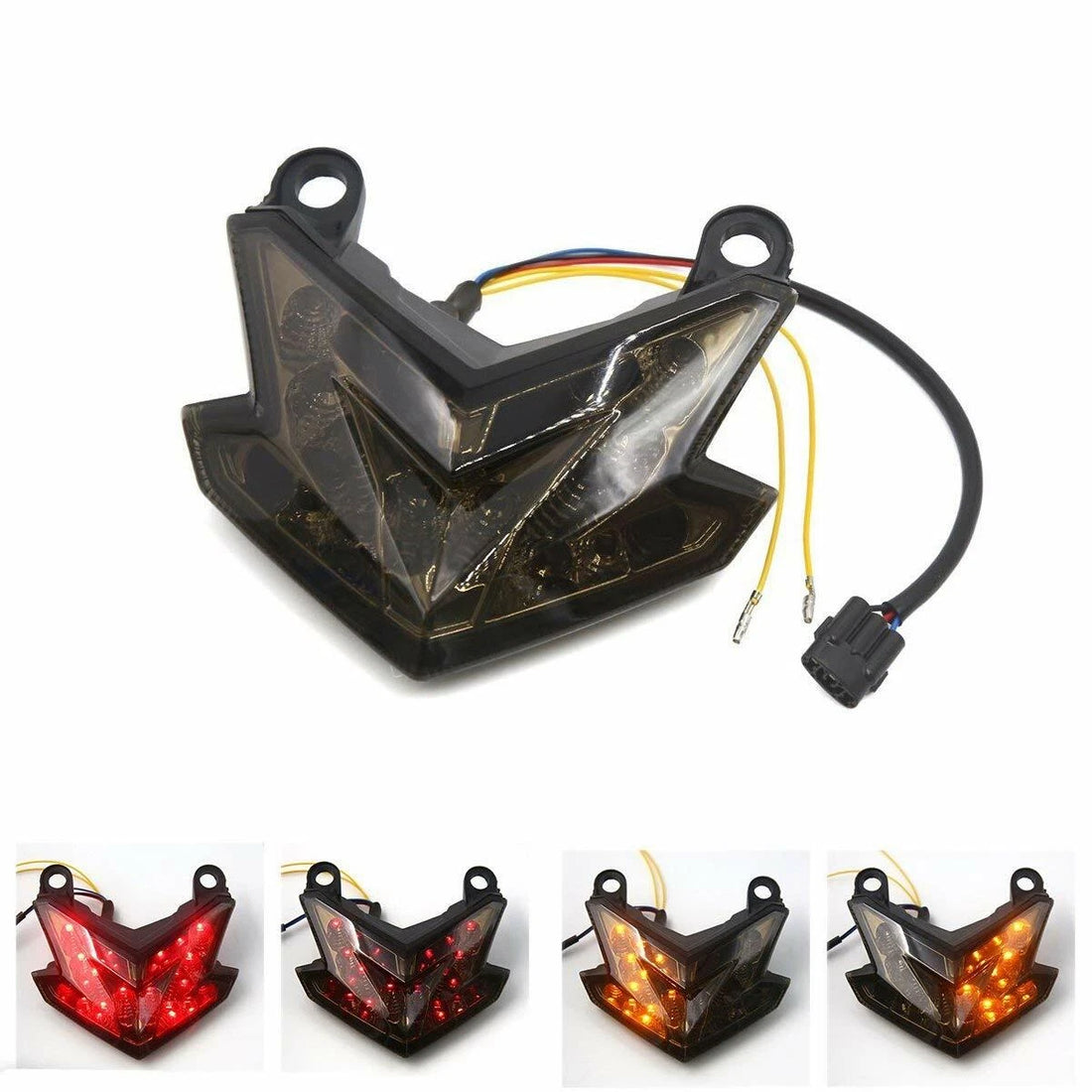 New LED Tail Light Fits Kawasaki Ninja ZX6R/ZX636 2013-2018 Z800 2013-2016 Smoke