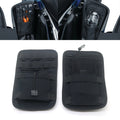 Pair Black Saddlebag Organizer Hard Bags Storage For Harley Touring Bagger 08-18
