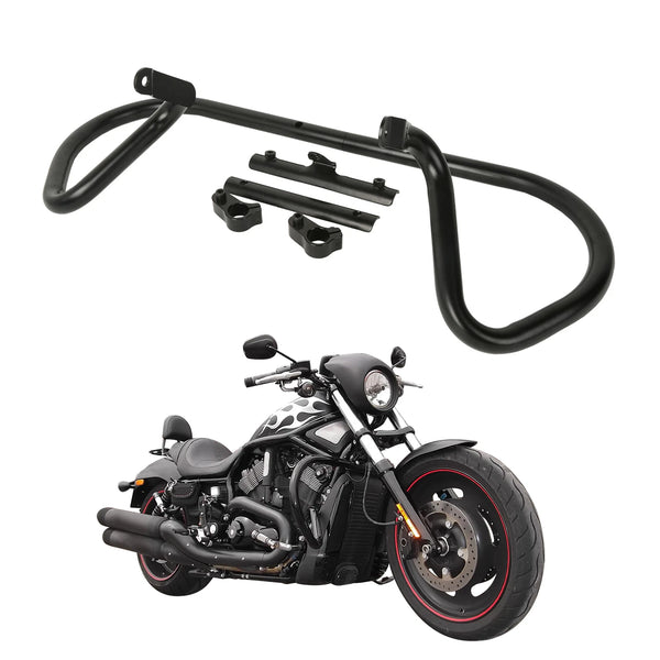 1 1/4" Engine Guard Crash Bar Fit For Harley V Rod Vrscaw Night Rod Vrscd Black