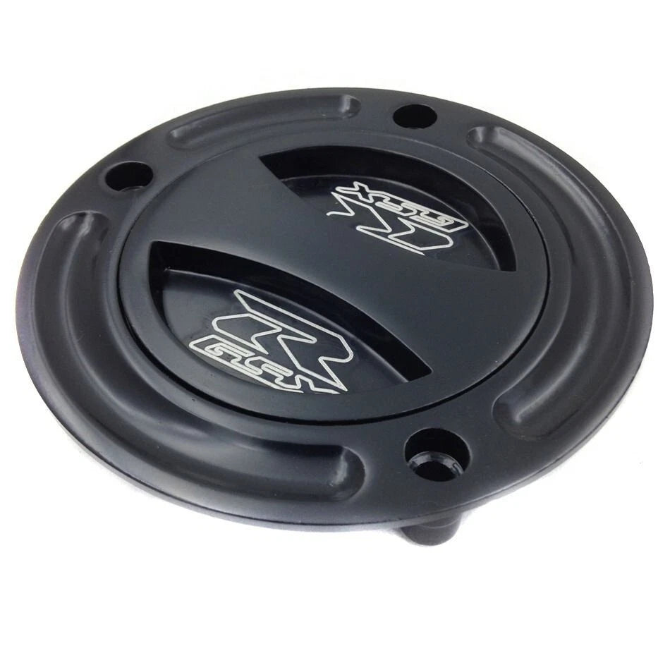 Black Keyless Fuel Caps Fit Suzuki GSXR600/750/1000/1300 SV650/1000 V-Storm 650