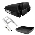 Matte Black Chopped Trunk Pad Mount Rack Fit For Harley Sport Glide 18-2021