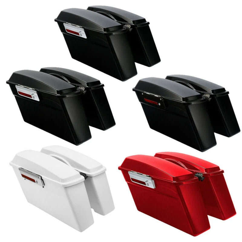 Hard Saddlebags Saddle Bag Fit For Harley Electra Road King Glide Flhx 1994-2013