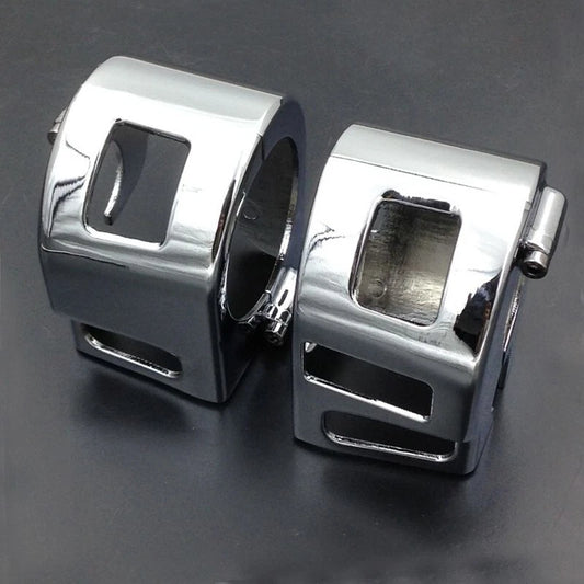 Fit For 1998-2010 Yamaha V Star 650 XVS650 Chrome Starter Switch Housing Cover