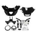 Black Headlight Fairing Windshield Mount Bracket Fit For Harley Low Rider ST 22+