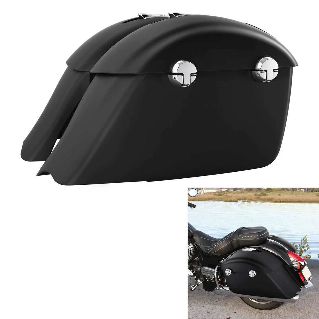 Saddlebag Audio Lid Electronic Latch Fit For Indian Chieftain 14-18 Dark Horse