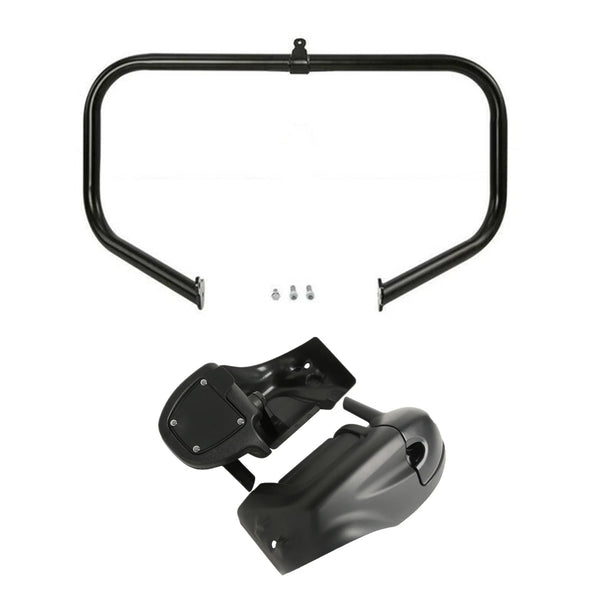 Matte Lower Vented Fairing Engine Crash Bar Fit For Harley Street Glide 09-13 12