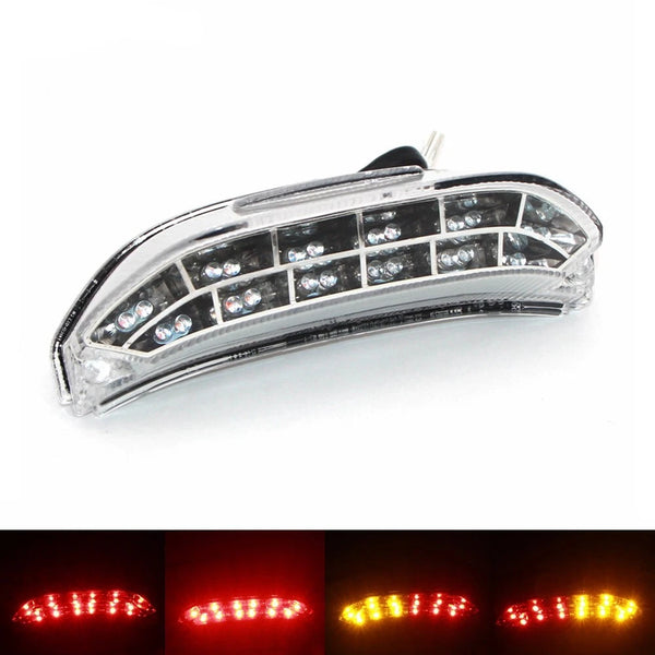 Clear LED Tail Brake Light Assemblies Turn Signal For Honda CBR600RR 2013-2023