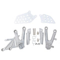 New Front Foot Pegs Footrest Bracket Set Fit For Honda CBR1000RR 2004-2007 2005