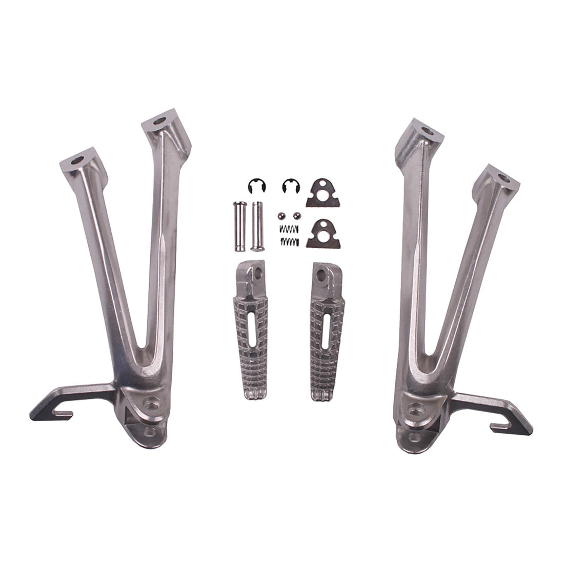 Passenger Footpegs Footrests Bracket Fit For Suzuki GSXR600 GSXR750 2006-2007 07