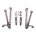 Passenger Footpegs Footrests Bracket Fit For Suzuki GSXR600 GSXR750 2006-2007 07
