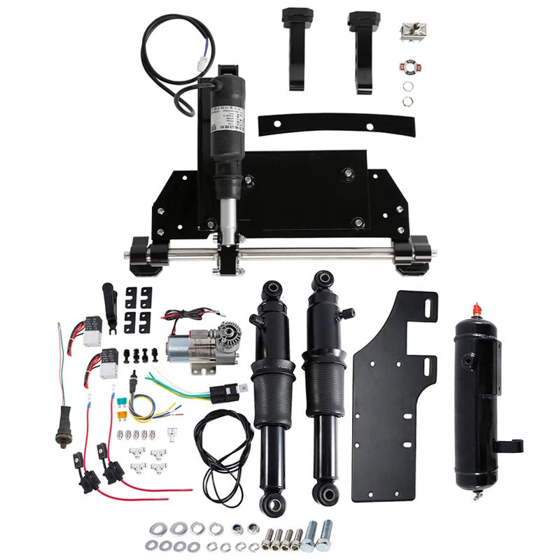 Electric Center Stand Air Tank Ride Suspension Fit For Harley Touring 2009-16 10
