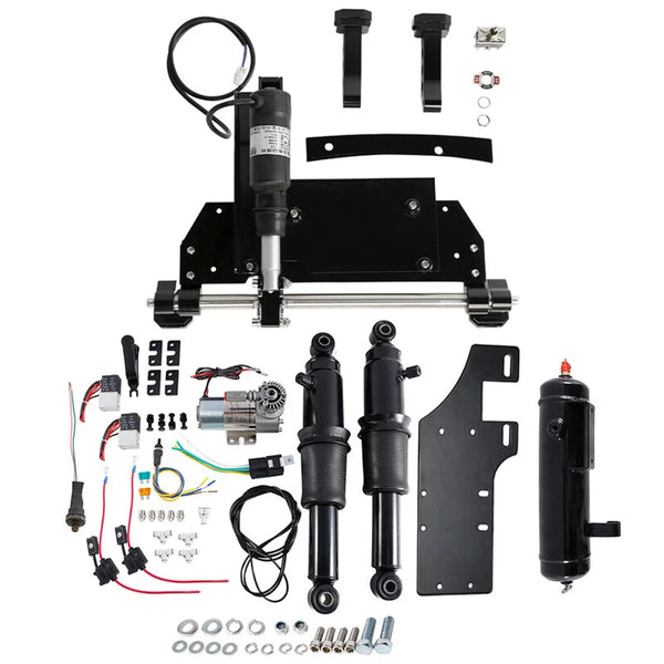 Electric Center Stand Air Tank Ride Suspension Fit For Harley Touring 2009-16 10