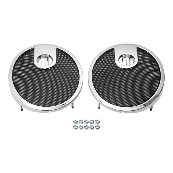 6.5" Saddlebag Speaker Grills Fit For Indian Chieftain 2014-18 Roadmaster 15-24