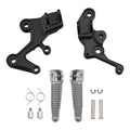 Front Driver Footpegs Bracket Fit For Kawasaki Ninja 400 2018-2023 Z400 2019-23