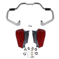 Chrome Mustache Engine Guard Red Lower Vented Fairings Fit For Chieftain 2014-18