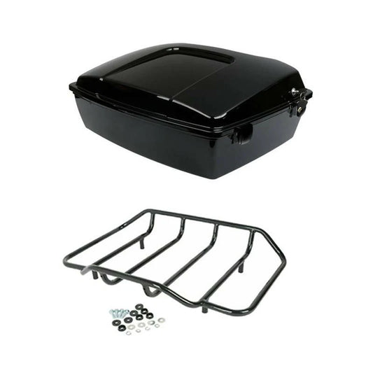 10.7" Chopped Trunk Top Luggage Rack Fit For Harley Touring Street Gilde 97-13
