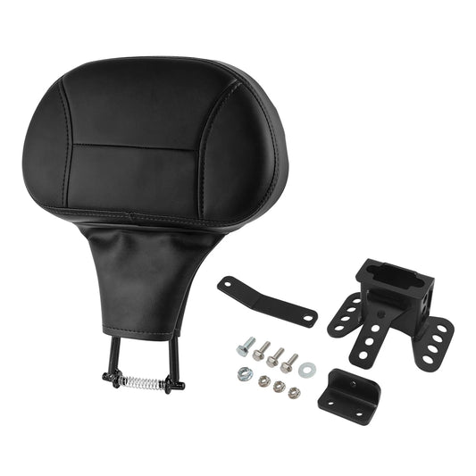 Driver Back Rest Backrest Pad & Mounts Fit For Harley Touring Street Glide 09-25